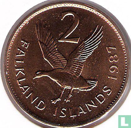 Falklandeilanden 2 pence 1987 - Afbeelding 1