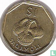 Fiji 1 dollar 1998 - Image 2
