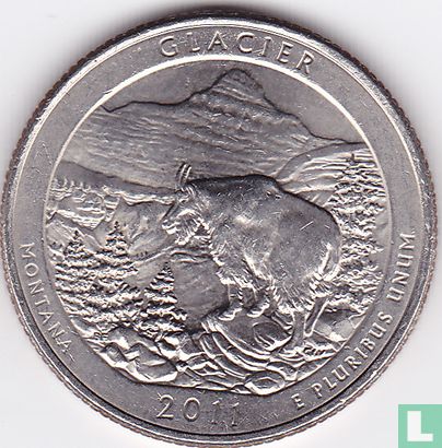 Vereinigte Staaten ¼ Dollar 2011 (D) "Glacier" - Bild 1