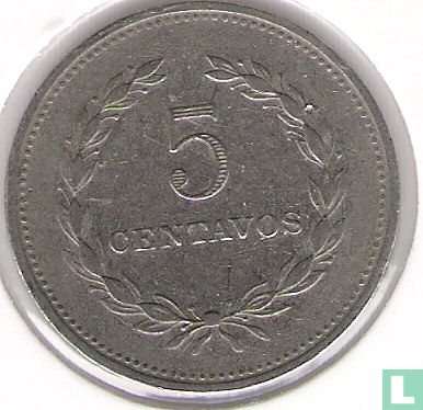 El Salvador 5 centavos 1976 - Image 2