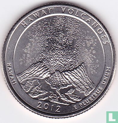 Verenigde Staten ¼ dollar 2012 (D) "Hawai'i Volcanoes national park" - Afbeelding 1