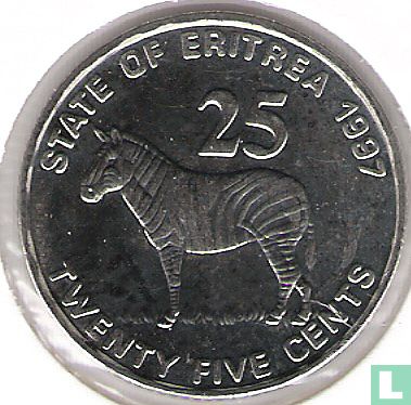 Eritrea 25 cents 1997 - Afbeelding 1