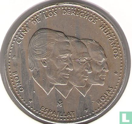 Dominicaanse Republiek ½ peso 1984 - Afbeelding 2