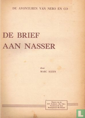 De brief aan Nasser  - Afbeelding 3