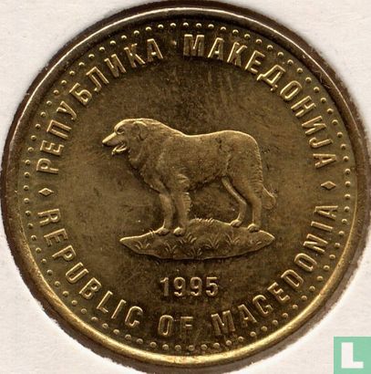 Macedonië 1 denar 1995 (messing) "FAO"  - Afbeelding 1