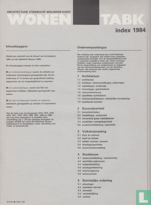 Wonen TABK index 1984 - Image 1
