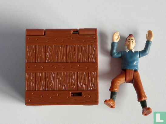 Tintin et le cercueil (poitrine de puzzle de Tintin) - Image 1