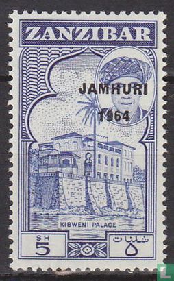 Overprint "JAMHURI 1964"