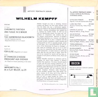 Wilhelm Kempff-recital - Afbeelding 2
