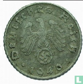 Empire allemand 5 reichspfennig 1940 (E) - Image 1