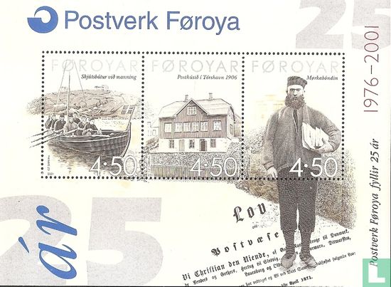 25 years Faroese Post
