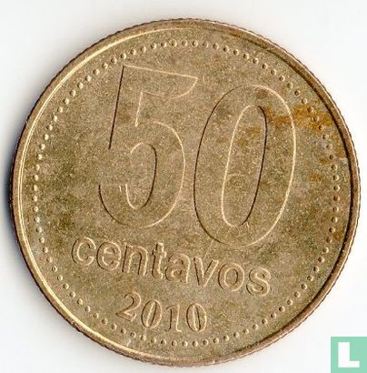Argentine 50 centavos 2010 (type 2) - Image 1