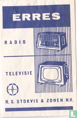 Erres Radio Televisie  - R.S. Stokvis en Zonen N.V.   - Afbeelding 1