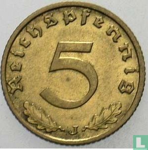 German Empire 5 reichspfennig 1938 (J) - Image 2