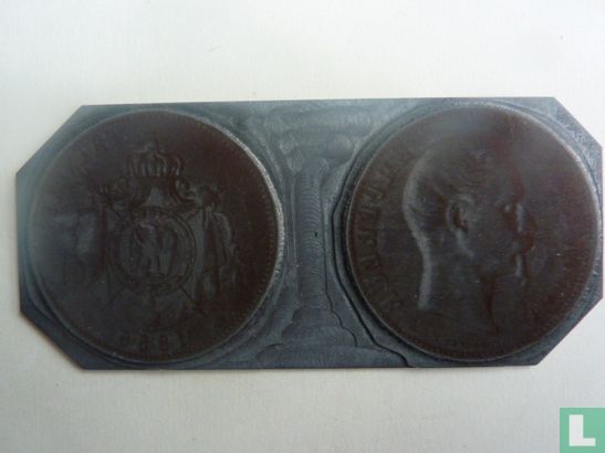 Frankrijk muntplaat 5 frank 1856 A - Image 1