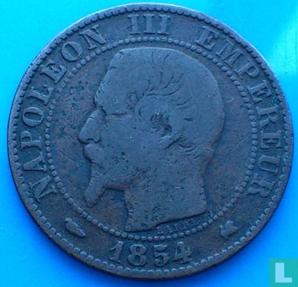 Frankrijk 5 centimes 1854 (K) - Afbeelding 1