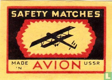 Avion Safety Matches