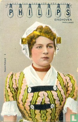 Philips Lampen Reclame Klederdrachten - 1911   - Afbeelding 1