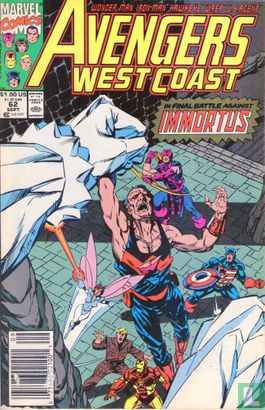 Avengers West Coast 62 - Image 1