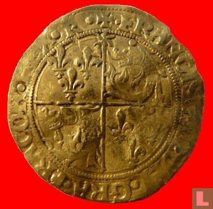  France 1 Écu d'Or au soleil du Dauphiné 1515- 1547 - Image 1