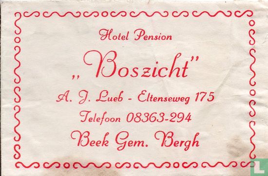 Hotel Pension "Boszicht"