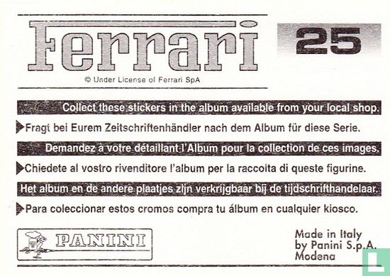Ferrari Panini     - Afbeelding 2