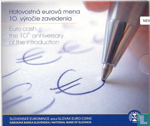 Slovakia mint set 2012 "10 years of euro cash" - Image 1