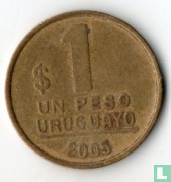 Uruguay 1 peso uruguayo 2005 - Image 1
