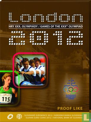 Slowakije jaarset 2012 (PROOFLIKE) "London Olympic Games" - Afbeelding 1