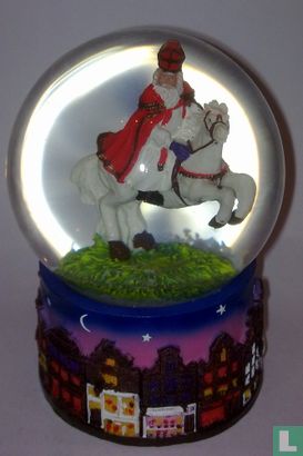 Sint Nicolaas op zijn Paard,sneeuwbol - Image 1