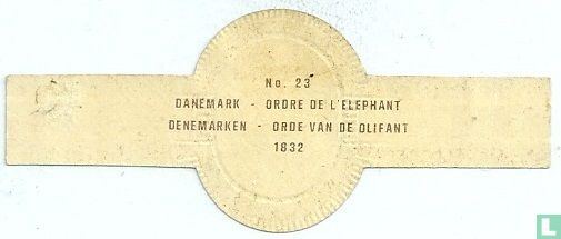 Denemarken - Orde van de Olifant - 1832 - Afbeelding 2