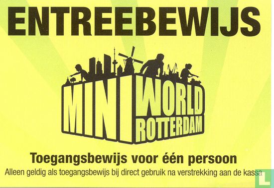 2012 Entreebewijs Mini World Rotterdam - Afbeelding 1