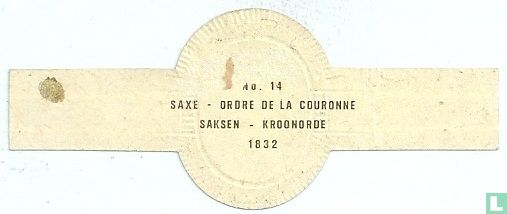 Saksen - Kroonorde 1832 - Bild 2