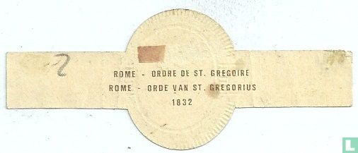 Rome - Orde van St. Gregorius 1832 - Afbeelding 2