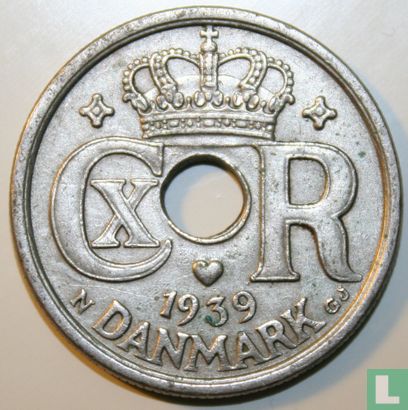 Dänemark 25 Øre 1939 - Bild 1