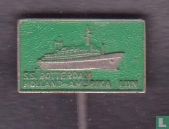 S.S. Rotterdam Holland-Amerika Lijn [green]
