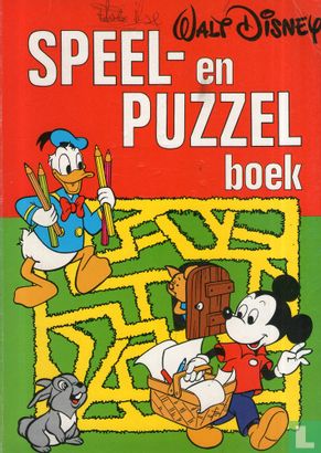 Walt Disney Speel- en Puzzelboek - Afbeelding 1