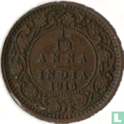 Brits-Indië 1/12 anna 1916 - Afbeelding 1