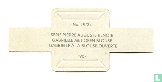 Gabrielle met open blouse - 1907 - Bild 2