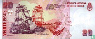 Argentinië 20 Pesos 2003 - Afbeelding 2