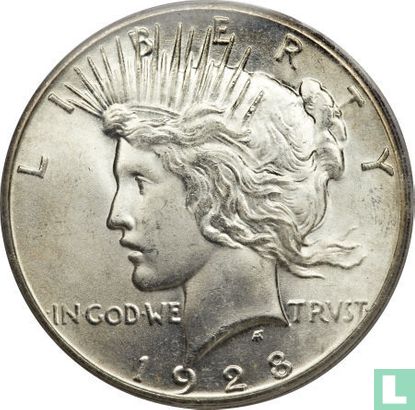 Vereinigte Staaten 1 Dollar 1928 (ohne Buchstabe) - Bild 1