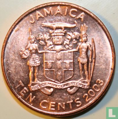 Jamaïque 10 cents 2003 - Image 1