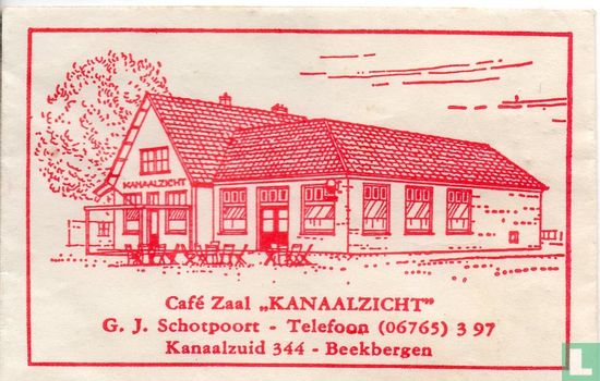 Café Zaal "Kanaalzicht" - Afbeelding 1