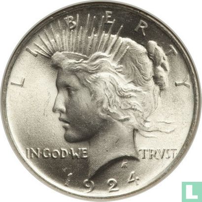 Vereinigte Staaten 1 Dollar 1924 (ohne Buchstabe) - Bild 1