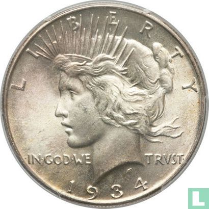 Verenigde Staten 1 dollar 1934 (zonder letter) - Afbeelding 1