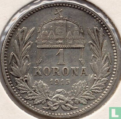 Hongarije 1 korona 1915 - Afbeelding 1