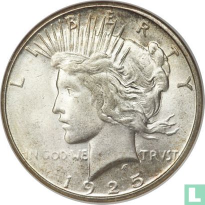 United States 1 dollar 1925 (S) - Image 1