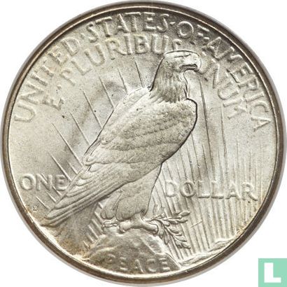 United States 1 dollar 1925 (S) - Image 2