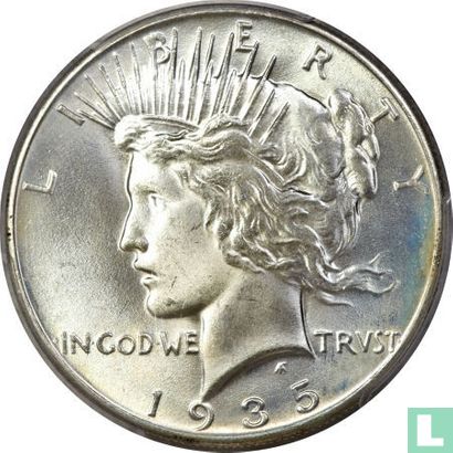 États-Unis 1 dollar 1935 (sans lettre) - Image 1