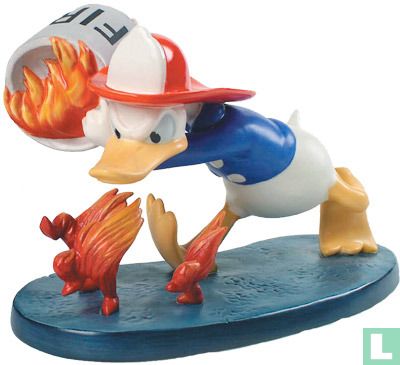 WDCC Donald Duck "Duck! A Fire!" - Afbeelding 1